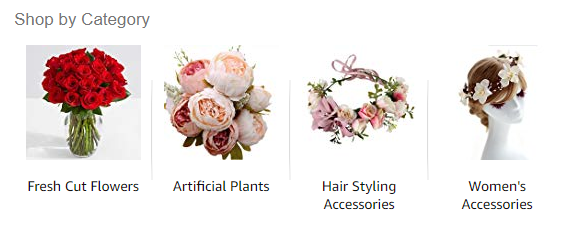 amazon flowers by category