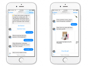 Nordstrom chatbot on messenger