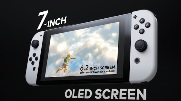 Switch oled 2021 7吋EL屏幕