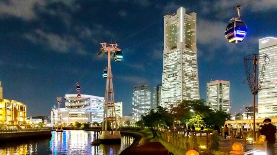 東京旅遊2022景點橫濱纜車