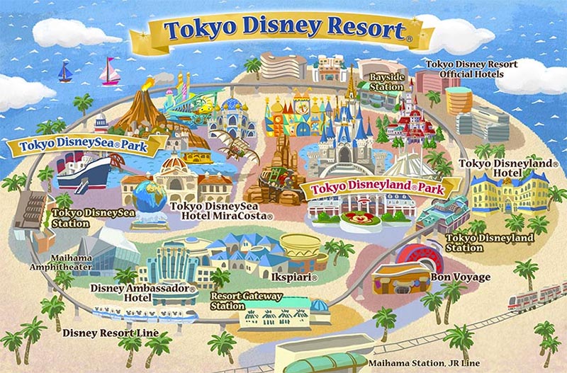 東京迪士尼地圖