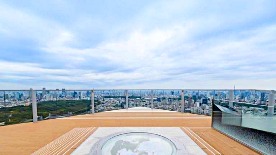 Shibuya sky Geo Compass