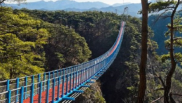 首爾新景點 小金山懸索吊橋